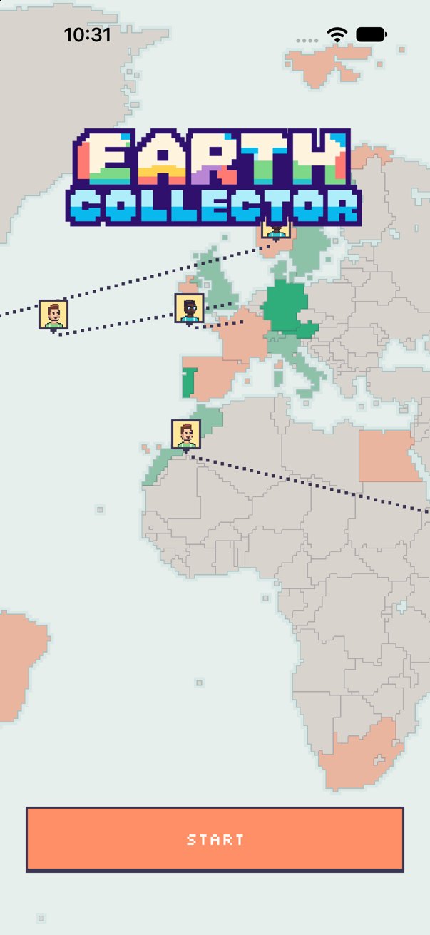 The world map with travelers flying between countries